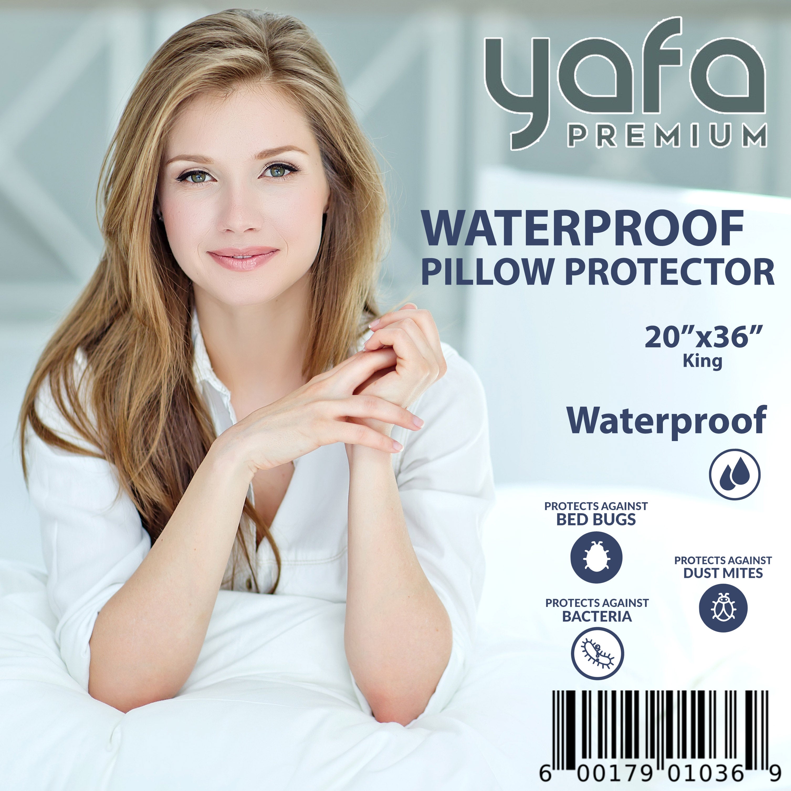 Premium Waterproof Pillow Protector (2 pcs)