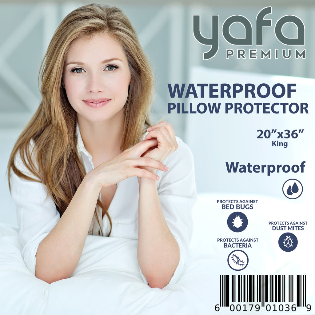 Premium Waterproof Pillow Protector (2 pcs)
