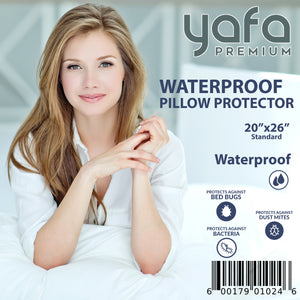 Premium Waterproof Pillow Protector (2 pcs)